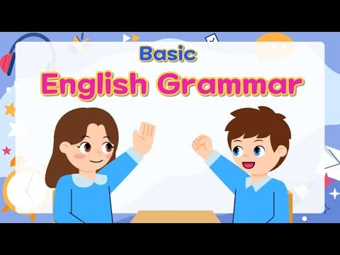 Basic English Grammar for Kids | Part 1 | Unit 1~6 | Grammar Tips thumbnail