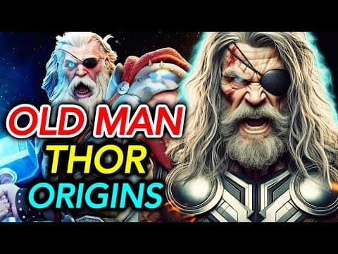 Old Man Thor Origns - What Happened To The God Of Lightning In His Old Age? Did He Become Evil? thumbnail