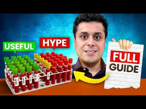 Doctor RANKS Every Health TEST in India (Full body checkup) 🔴🟡🟢 thumbnail