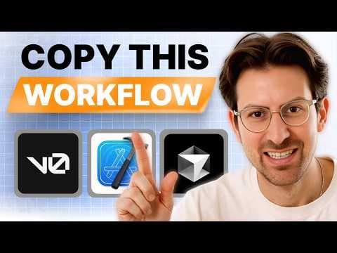 I can’t believe we built an IOS app with AI in under 33 min (V0, Cursor AI, Xcode) thumbnail