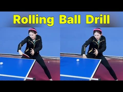 The Secret to a Killer Backhand Loop: Master the "Rolling Ball Drill" thumbnail