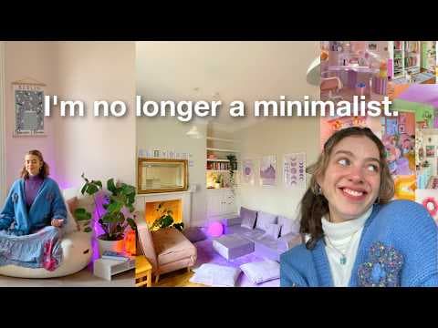 Decorate my Brighton Home With Me! (dopamine decor vlog) pt 1 thumbnail