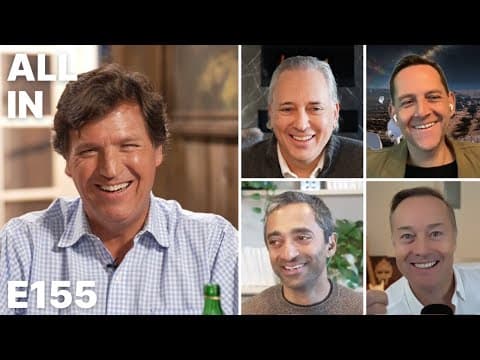 E155: In conversation with Tucker Carlson, plus OpenAI chaos explained thumbnail
