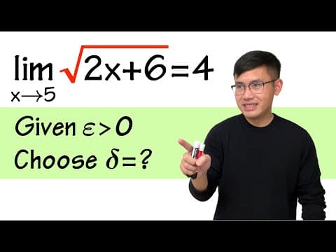 how to easily write the epsilon-delta proofs for limits thumbnail
