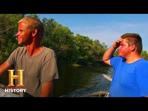 Swamp People: WILLIE'S SECRET WEAPON Hooks Big 'Ole Gators (Season 11) | History thumbnail