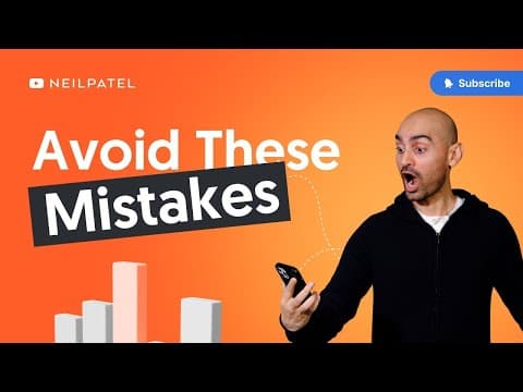 Common Marketing Mistakes to Avoid: Tips for New Marketers thumbnail