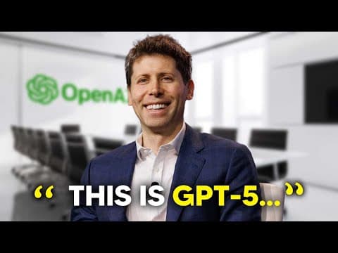 STUNNING GPT-5 Details Are Finally Released.... thumbnail