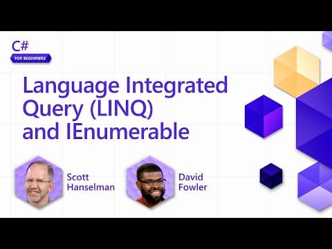 Language Integrated Query (LINQ) and IEnumerable [Pt 15]  | C# for Beginners thumbnail