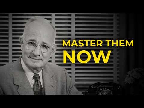You’re 3 Habits Away from Unlimited Wealth | Napoleon Hill thumbnail