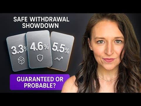 Safe Withdrawal Showdown: 3.3% vs 4.6% vs 5.5% (Probability, Guarantees, or History?) thumbnail