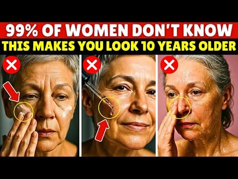Dermatologist WARNING: 7 Skincare Mistakes That Make You Look 10 Years Older | Senior Health Tips thumbnail
