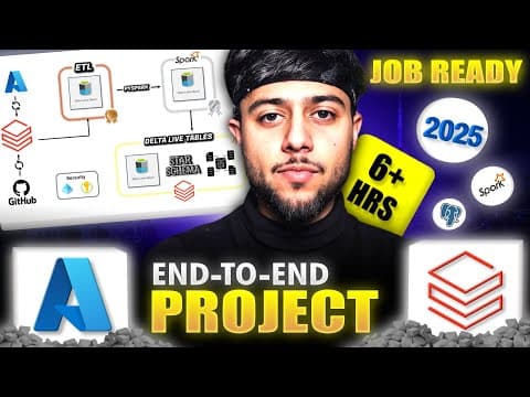 Azure Databricks End-To-End Project 2025 [From SCRATCH!] thumbnail