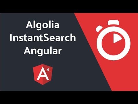Angular 4 Full Text Search with Algolia - Part 1 thumbnail