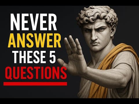 5 Questions Liars Ask to Manipulate You | Stoicism thumbnail