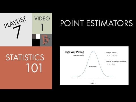 Statistics 101: Point Estimators thumbnail