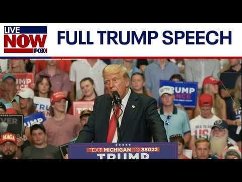 WATCH: Trump FULL SPEECH in Michigan, first rally since assassination attempt | LiveNOW FOX thumbnail