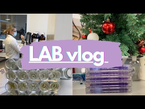 LAB VLOG: it’s beginning to look a lot like Christmas on campus | My PhD and Me thumbnail