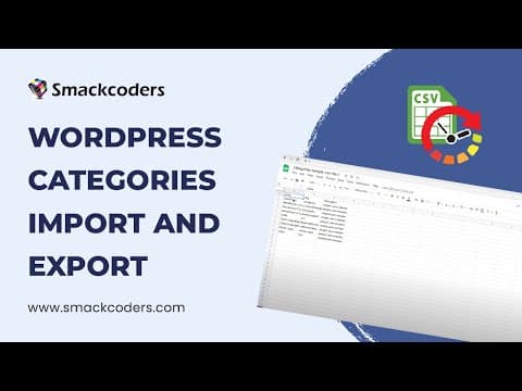 Categories Import and Export with WP CSV Importer Plugin thumbnail