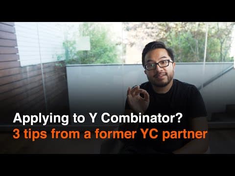 Applying to Y Combinator? 3 tips from a former YC partner thumbnail