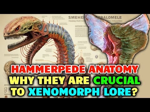 Hammerpede Anatomy Explored - Why Do These Snake-Like Creatures Play An Crucial Role In Alien Lore? thumbnail