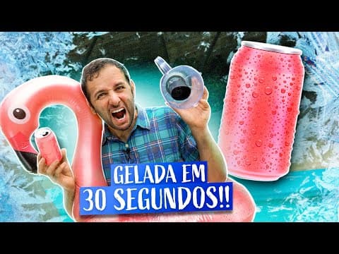 MÁQUINA que GELA LATINHA em 30 SEGUNDOS? Nós fizemos! thumbnail