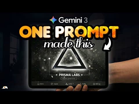 Build STUNNING One-Prompt Apps with Gemini 3 - here's the secret (Google x N8N vibecoding guide 🥚) thumbnail