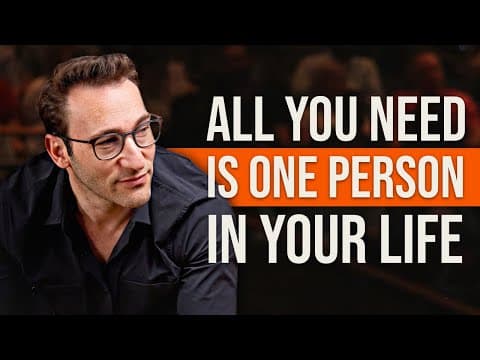 We All Need Someone To Believe In Us | Simon Sinek thumbnail