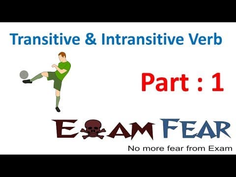 Transitive and Intransitive Verb : English Grammar Part 1 thumbnail