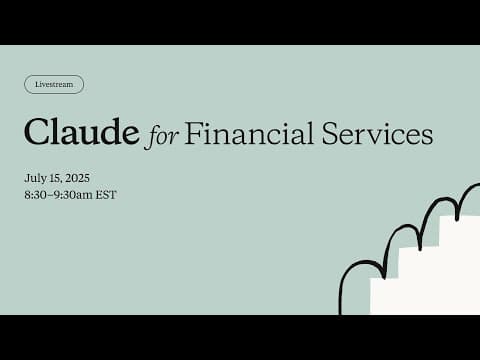 Claude for Financial Services Keynote thumbnail