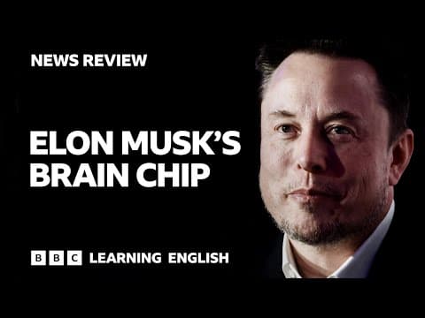 Elon Musk's brain chip: BBC News Review thumbnail