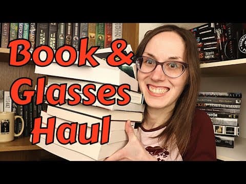 Spring Book Haul & Glasses Try On #zinff #bookhaul #booktube thumbnail