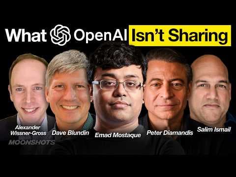 AI Insiders Breakdown the GPT-5 Update & What it Means for the AI Race w/ Emad, AWG, Dave & Salim thumbnail