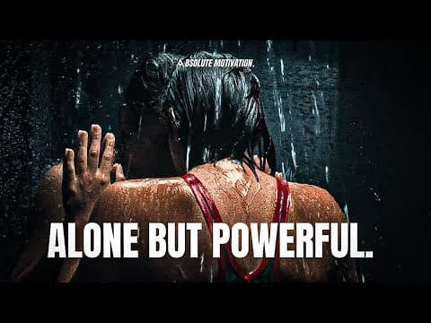 SUFFERED ALONE. BUILT ALONE. FOUGHT ALONE. WON ALONE. MY MIND IS MY ONLY LIMIT - Motivational Speech thumbnail