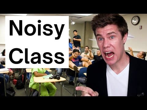 How to make a noisy class quiet - Classroom Management Strategies for teachers with a loud class thumbnail