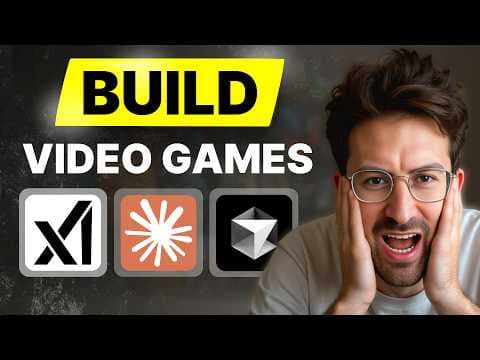 VIBE CODING A COOL VIDEO GAME (Grok 3 + Claude 3.7) thumbnail