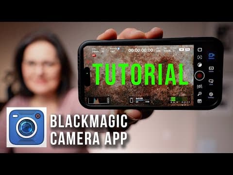 Blackmagic Camera App complete tutorial | ALL SETTINGS EXPLAINED thumbnail