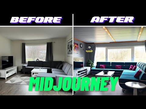 AMAZING Midjourney AI Home Interior Designs thumbnail