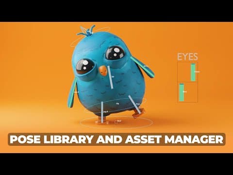 Blender 3.0 Pose Library and Asset Browser are INCREDIBLE thumbnail