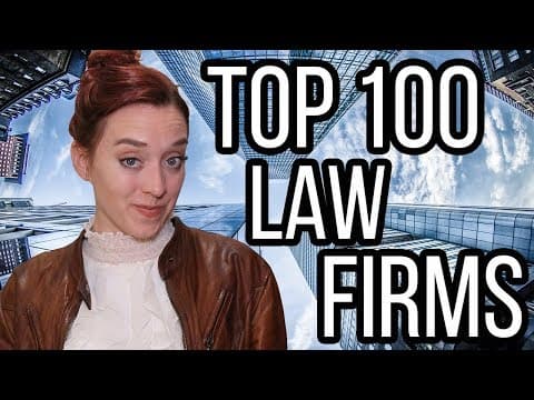 Top U.S. Law Firms | Top 100 U.S. Law Firm Rankings 2019! thumbnail