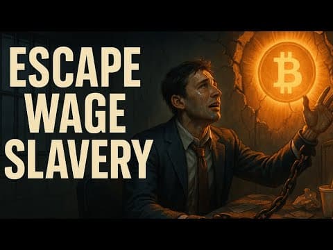HOW TO ESCAPE WAGE SLAVERY WITH BITCOIN thumbnail