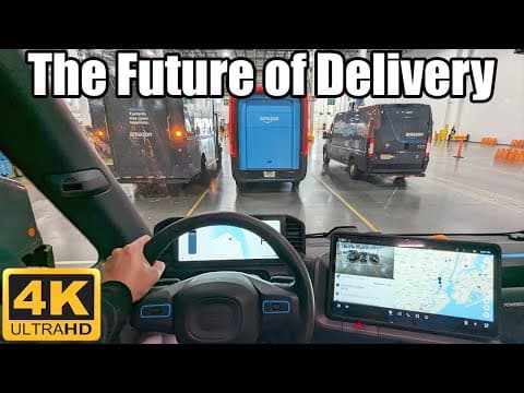 POV: First Week Delivering In Amazon's Electric Van; Rivian EDV thumbnail