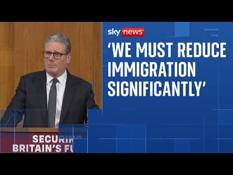'Without strong migration rules, we risk becoming an island of strangers,' says Sir Keir Starmer thumbnail