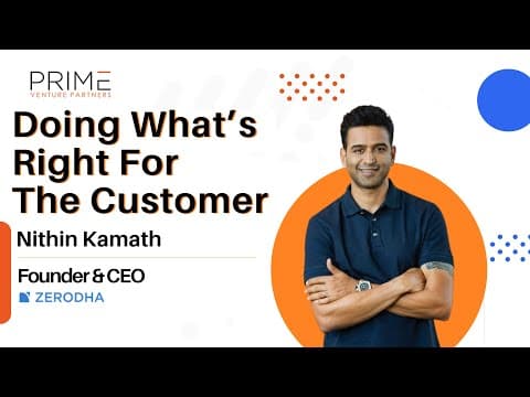 Investing In The Future with Nithin Kamath Founder & CEO Zerodha thumbnail