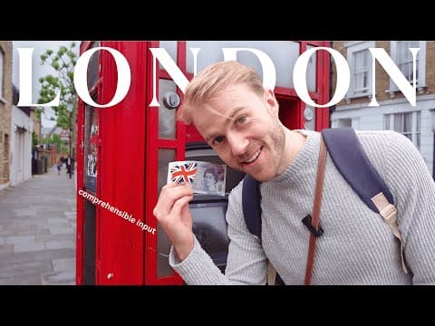 Learn English Through My Trip to London 🇬🇧 | Comprehensible Input thumbnail