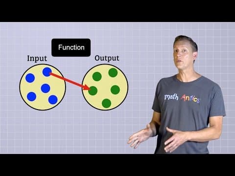 Algebra Basics: What Are Functions? - Math Antics thumbnail
