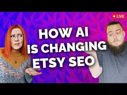 Etsy SEARCH Now Using AI? - The Friday Bean Coffee Meet thumbnail