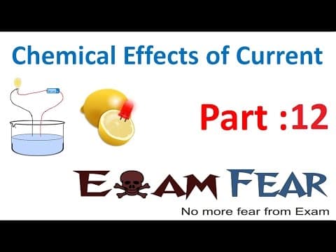 Physics Chemical Effects of Current Part 12 (Questions) Class 8  VIII thumbnail