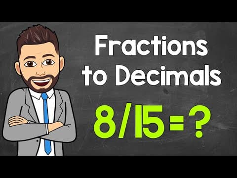 How to Convert Fractions to Decimals | Practice Problems Included thumbnail