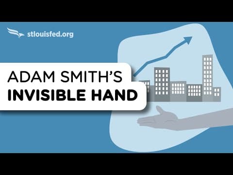 Adam Smith's Invisible Hand Theory Explained | Economics thumbnail