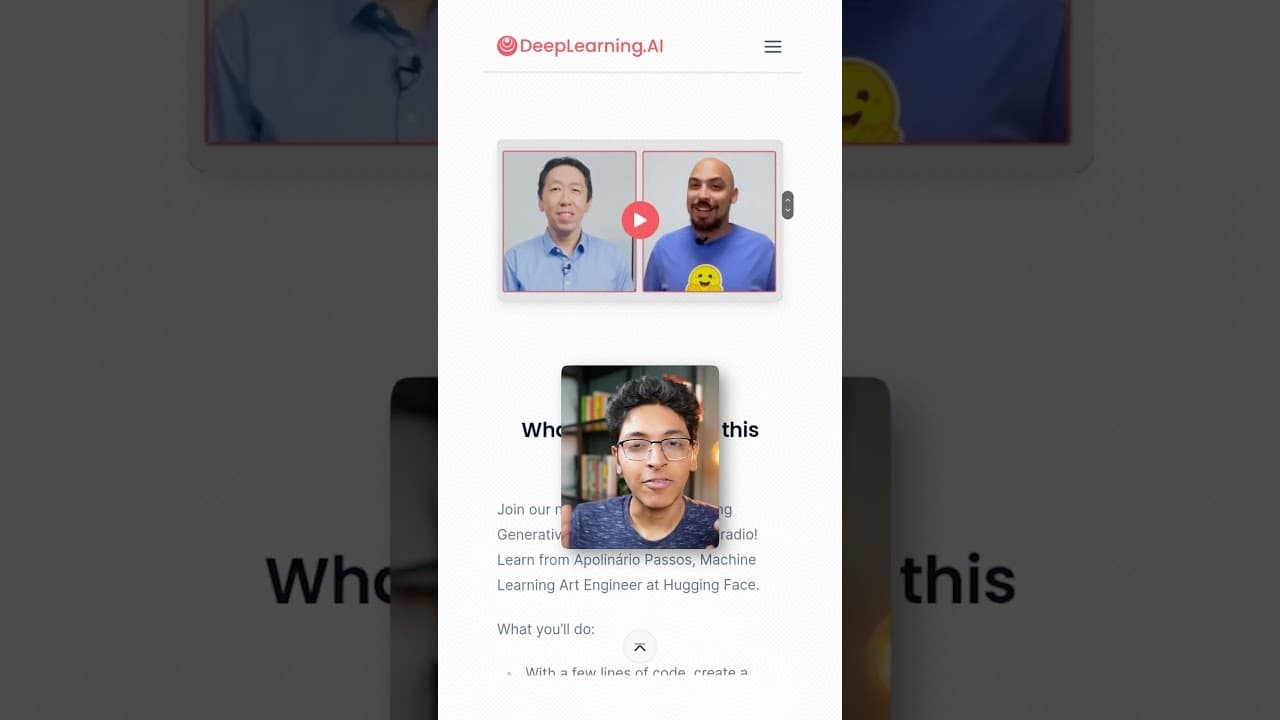 YouTube video player